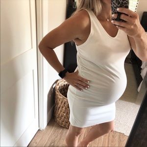 Pink Blush Maternity Tank Dress